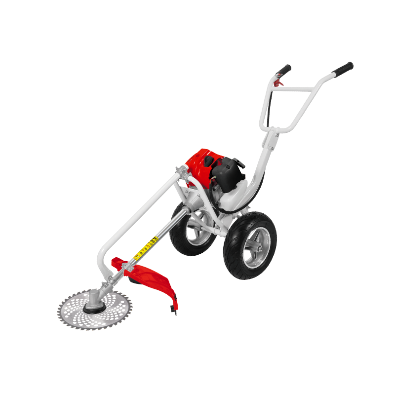 BC430 Gasoline Hand Push Grass Cutter With Wheels